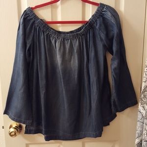 NWOT Cloth and Stone off shoulder top L.